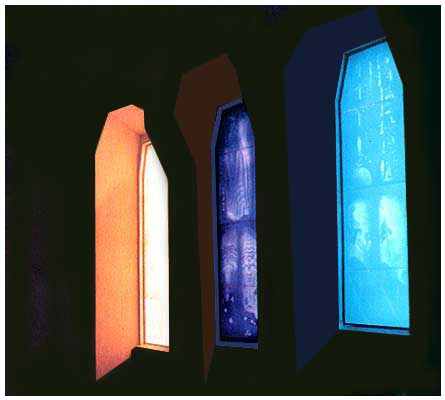 シュタイナー建築／Glass in The 2'nd Goetheanum﻿ 